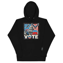 Load image into Gallery viewer, Stand &amp; Vote Hoodie
