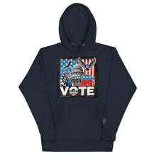 Load image into Gallery viewer, Stand &amp; Vote Hoodie
